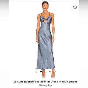 Shona Joy midi dress - blue smoke